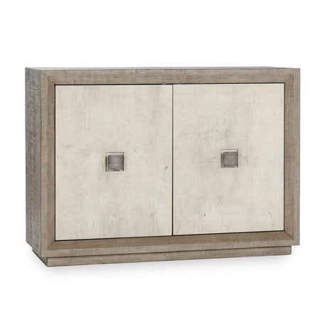 Denver 2 Door Cabinet Distressed - Gray/Antique White by Classic Home at Eve Furniture