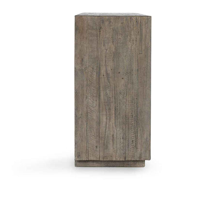 Denver 4 Door Cabinet Distressed - Gray/Antique White by Classic Home at Eve Furniture