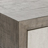 Denver Distressed Gray/Weathered Chalk Cabinet by Classic Home at Eve Furniture