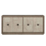 Denver Distressed Gray/Weathered Chalk Sideboard by Classic Home at Eve Furniture
