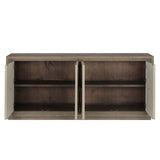Denver Distressed Gray/Weathered Chalk Sideboard by Classic Home at Eve Furniture