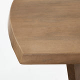 Denver Rectangular Brown Solid Wood Top & Base Dining Table by Mercana at Eve Furniture