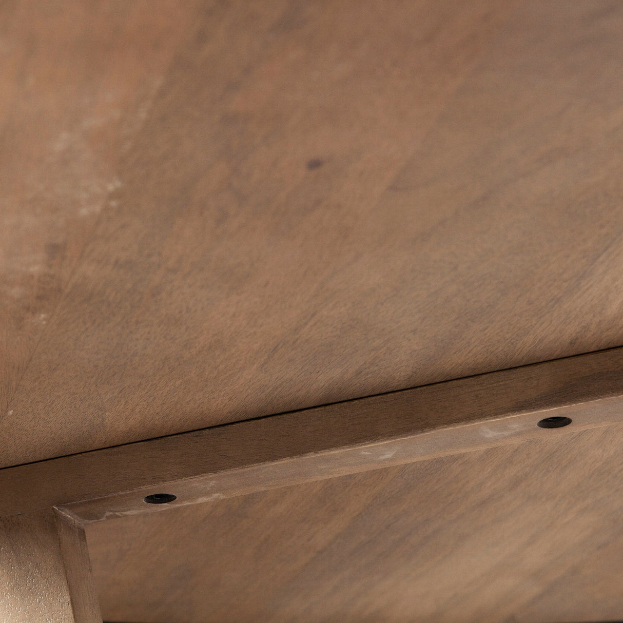 Denver Rectangular Brown Solid Wood Top & Base Dining Table by Mercana at Eve Furniture