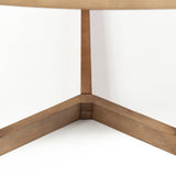 Denver Rectangular Brown Solid Wood Top & Base Dining Table by Mercana at Eve Furniture