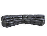 Denver Charcoal Dual-Power 6-Piece Sectional by Steve Silver at Eve Furniture