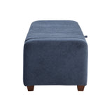 Derby Blue Storage Bench by Homelegance at Eve Furniture