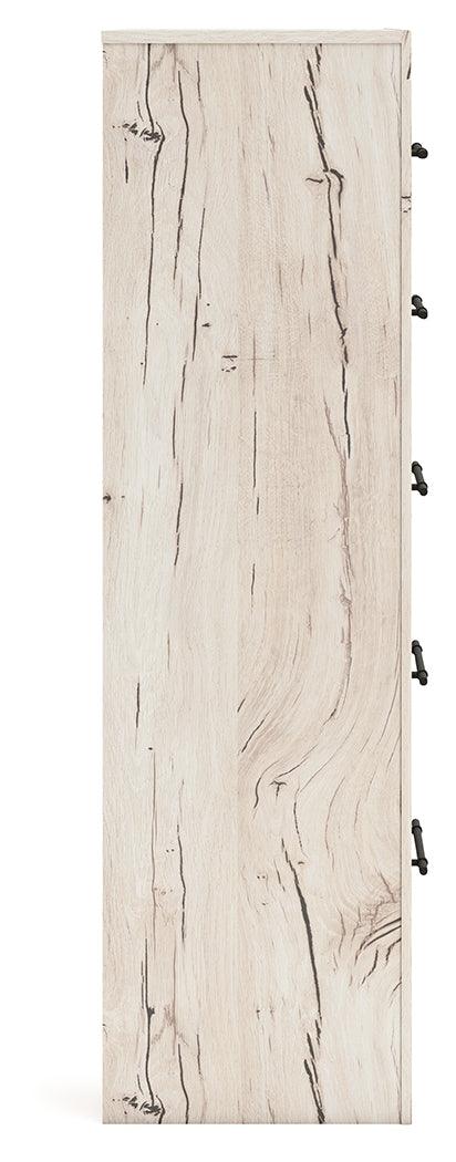 Derekson Light Natural Chest of Drawers by Ashley at Eve Furniture