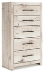 Derekson Light Natural Chest of Drawers by Ashley at Eve Furniture