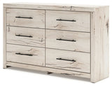 Derekson Light Natural Dresser by Ashley at Eve Furniture