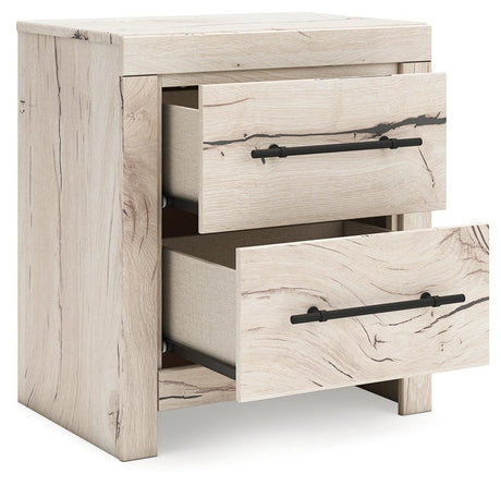 Derekson Light Natural Nightstand by Ashley at Eve Furniture