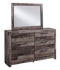 Derekson Multi Gray Bedroom Mirror (Mirror Only) by Ashley at Eve Furniture