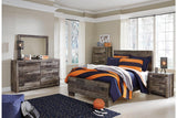 Derekson Multi Gray Full Panel Bed by Ashley at Eve Furniture