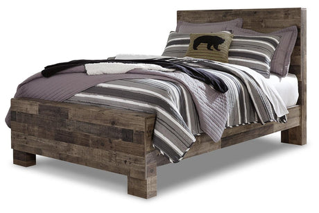 Derekson Multi Gray Full Panel Bed by Ashley at Eve Furniture