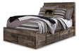 Derekson Multi Gray Full Storage Platform Bed with 6 Drawers by Ashley at Eve Furniture