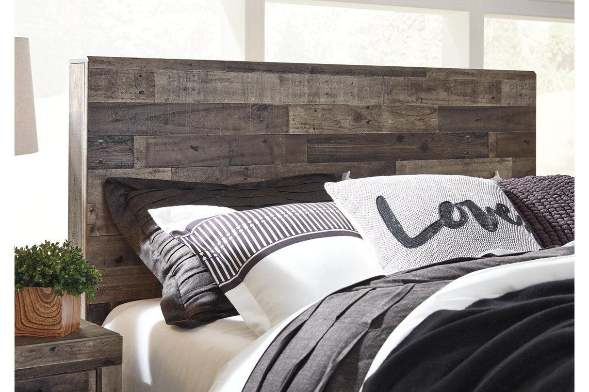 Derekson Multi Gray King Panel Bed by Ashley at Eve Furniture