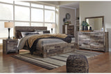 Derekson Multi Gray King Storage Platform Bed by Ashley at Eve Furniture
