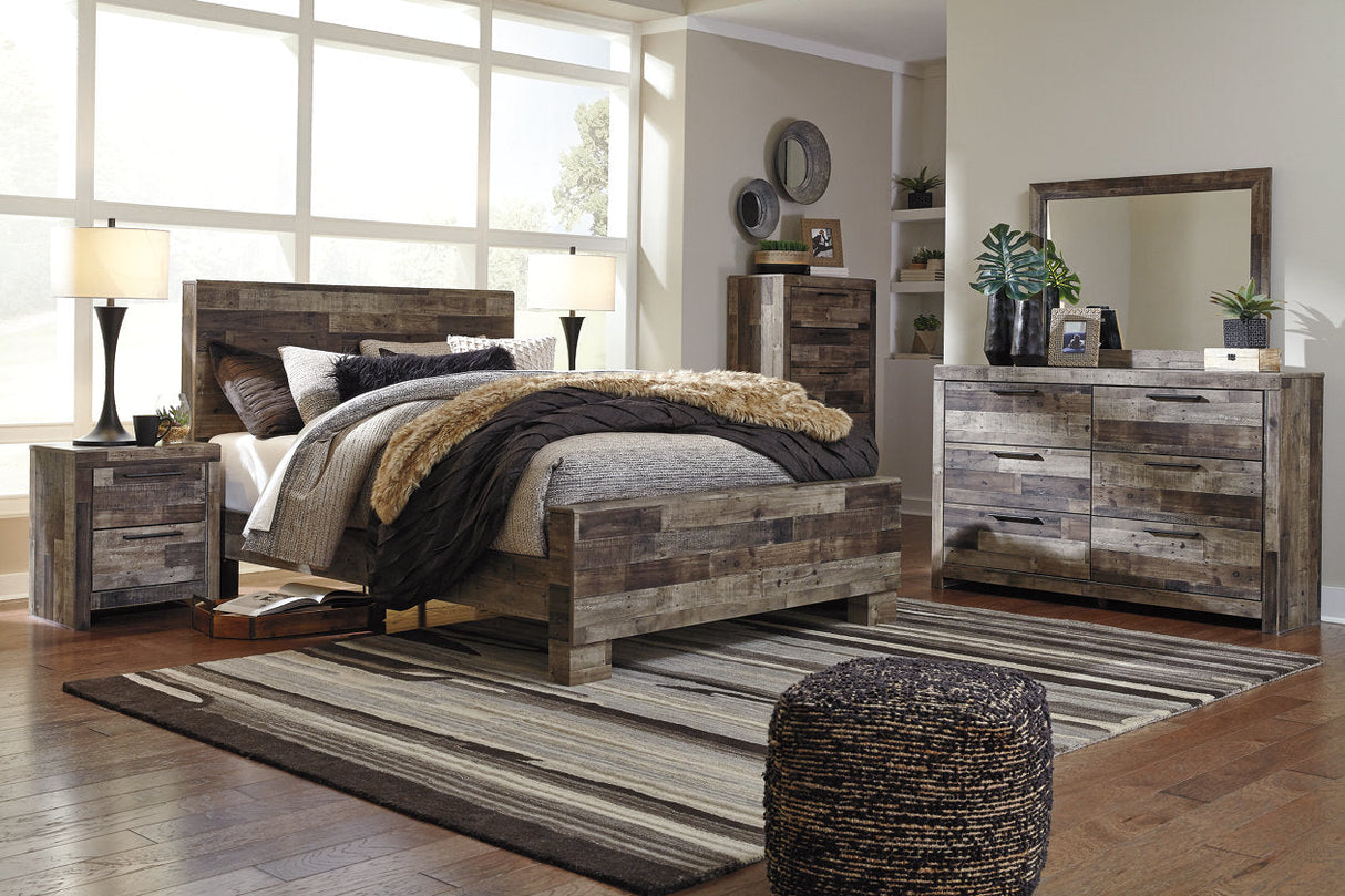 Derekson Multi Gray Nightstand by Ashley at Eve Furniture