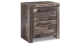 Derekson Multi Gray Nightstand by Ashley at Eve Furniture
