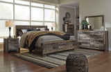 Derekson Multi Gray Panel Bedroom Set by Ashley at Eve Furniture