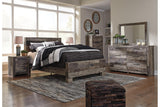Derekson Multi Gray Queen Panel Bed by Ashley at Eve Furniture