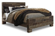Derekson Multi Gray Queen Panel Bed by Ashley at Eve Furniture