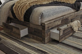 Derekson Multi Gray Storage Platform Bedroom Set with 6 Drawers by Ashley at Eve Furniture