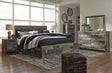 Derekson Multi Gray Storage Platform Bedroom Set with 6 Drawers by Ashley at Eve Furniture