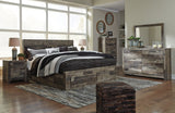 Derekson Multi Gray Storage Platform Bedroom Set with 6 Drawers by Ashley at Eve Furniture