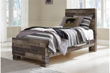 Derekson Multi Gray Twin Panel Bed by Ashley at Eve Furniture