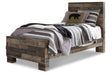 Derekson Multi Gray Twin Panel Bed by Ashley at Eve Furniture