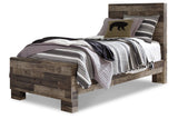 Derekson Multi Gray Twin Panel Bed by Ashley at Eve Furniture