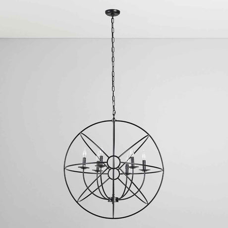 Derince Black Chandelier by Classic Home at Eve Furniture