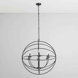Derince Black Chandelier by Classic Home at Eve Furniture