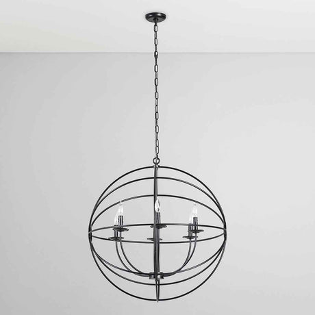 Derince Black Chandelier by Classic Home at Eve Furniture