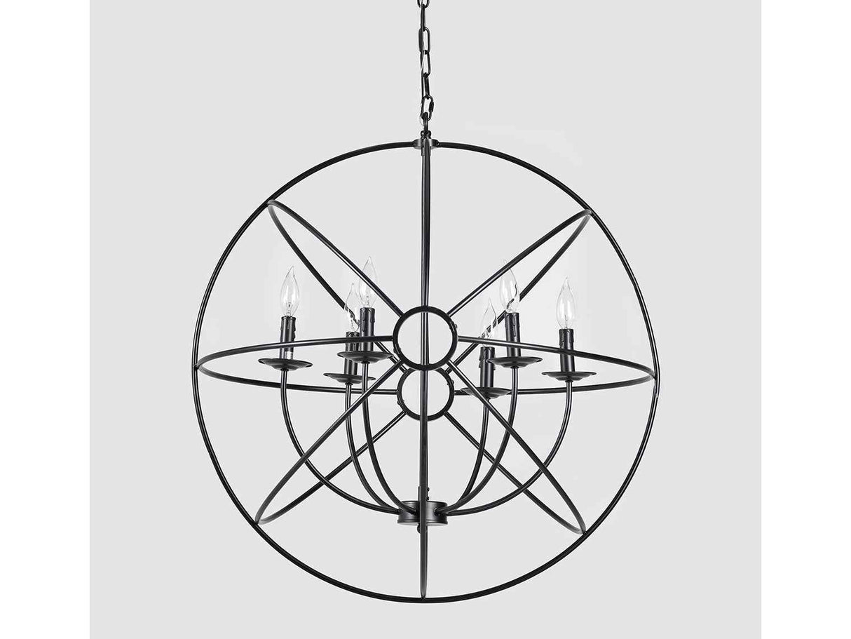 Derince Black Chandelier by Classic Home at Eve Furniture