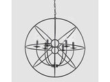 Derince Black Chandelier by Classic Home at Eve Furniture