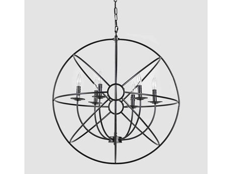 Derince Black Chandelier by Classic Home at Eve Furniture