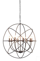 Derince Iron Chandelier by Classic Home at Eve Furniture