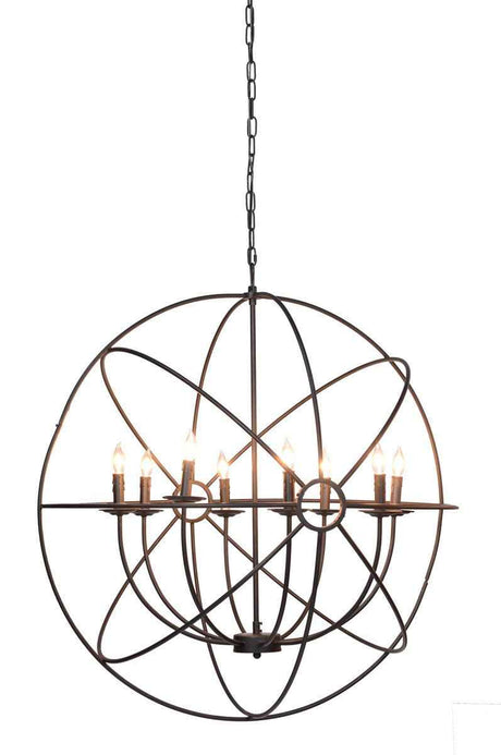Derince Iron Chandelier by Classic Home at Eve Furniture