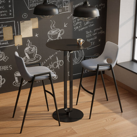 Derry Black Bar Table by Zuomod at Eve Furniture
