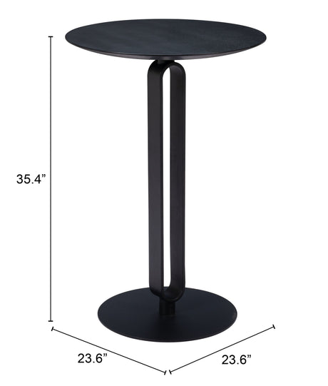 Derry Black Counter Table by Zuomod at Eve Furniture
