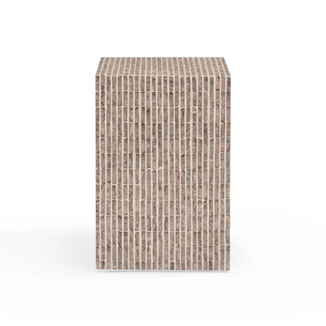 Derry Capiz Shell Nightstand by TOV Furniture at Eve Furniture