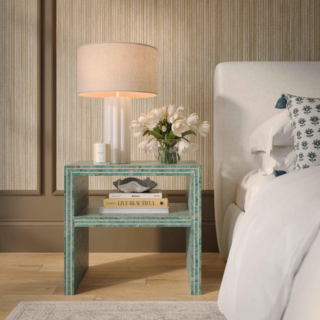 Derry Capiz Shell Nightstand by TOV Furniture at Eve Furniture