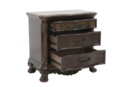 Deryn Park Cherry California King Sleigh Bed by Homelegance at Eve Furniture