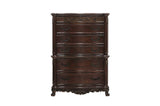 Deryn Park Cherry California King Sleigh Bed by Homelegance at Eve Furniture
