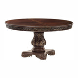 Deryn Park Cherry Extendable Round/Oval Dining Set by Homelegance at Eve Furniture
