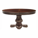 Deryn Park Cherry Extendable Round/Oval Dining Set by Homelegance at Eve Furniture