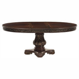 Deryn Park Cherry Extendable Round/Oval Dining Table by Homelegance at Eve Furniture