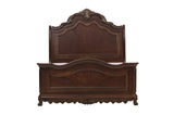 Deryn Park Cherry King Sleigh Bed by Homelegance at Eve Furniture
