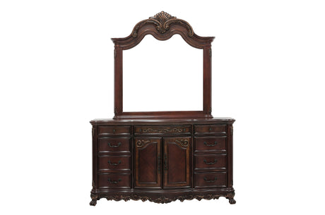 Deryn Park Cherry Poster Bedroom Set by Homelegance at Eve Furniture